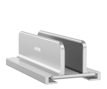 Podkładka chłodząca pod laptopy UNITEK Pionowy stojak do laptopa (aluminium) silver OT172GY